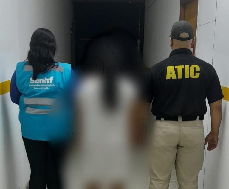 ATIC rescata a menor en situación de riesgo y detiene a mujer con antecedentes por trata de personas
